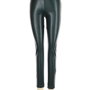 Women's Black Faux Leather Pants